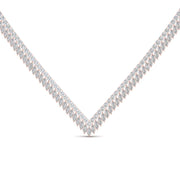 marquise-and-round-tennis-necklace-in-FD-NK10422-NL-RG